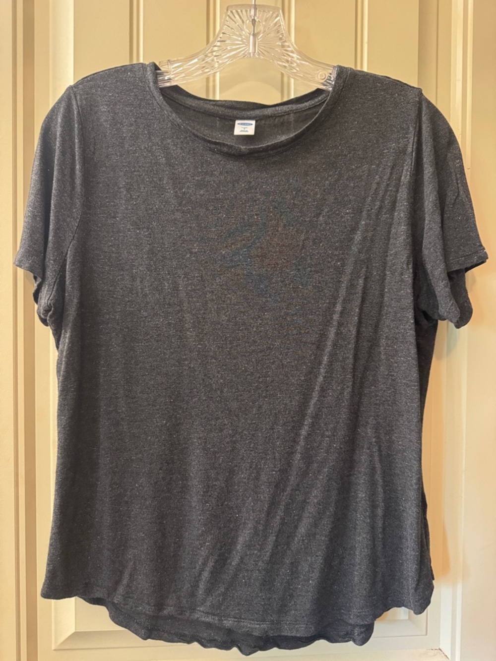 Old Navy Charcoal Gray Luxe Tee